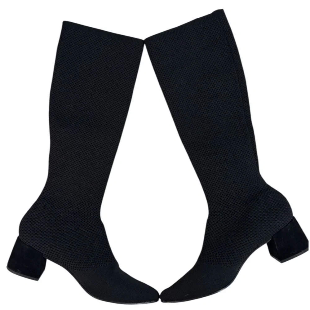Eileen Fisher Innis Stretch Knit Boot - Picture 3 of 6